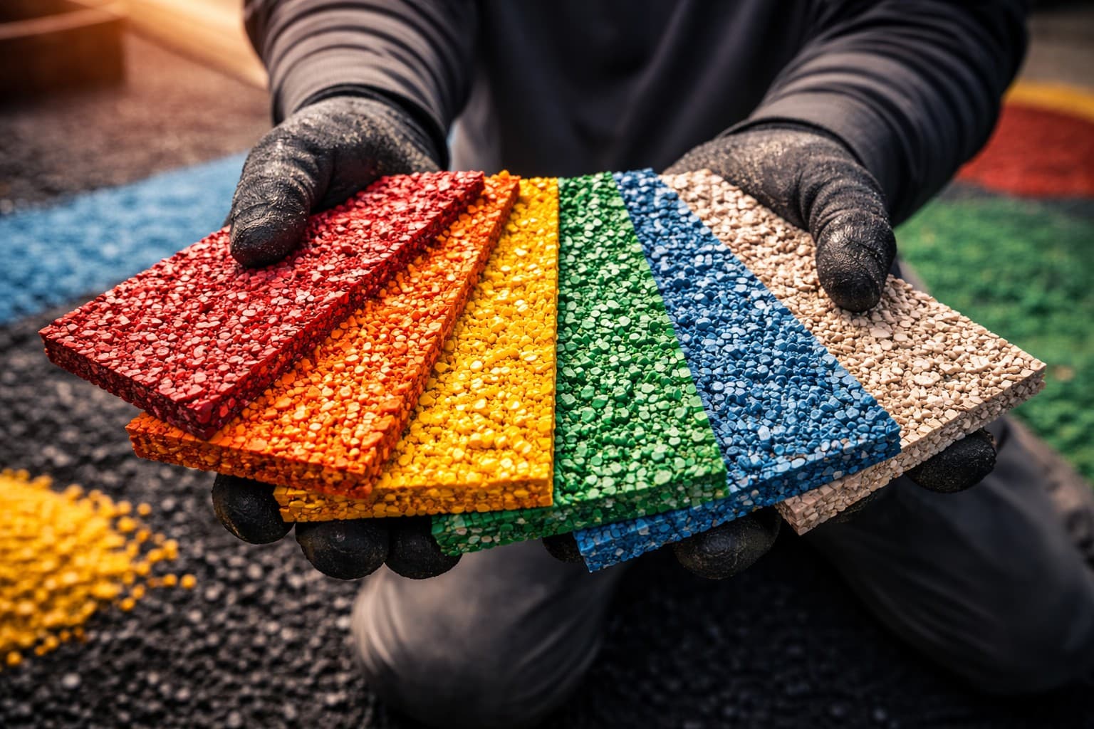 Окрашенная крошка