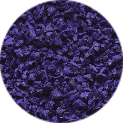 Фиолетовая резиновая крошка